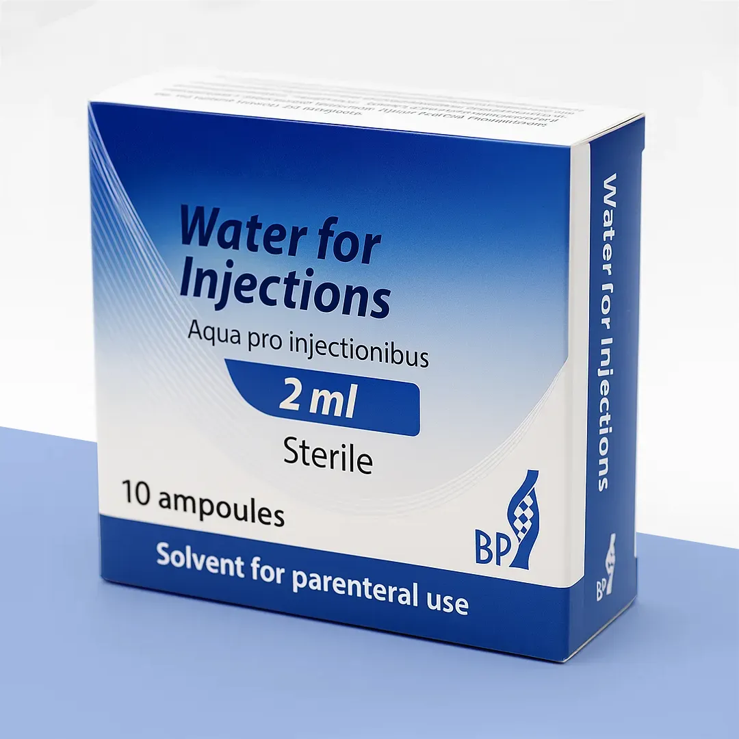 Blue and white multi-count carton printed with product and volume information panels